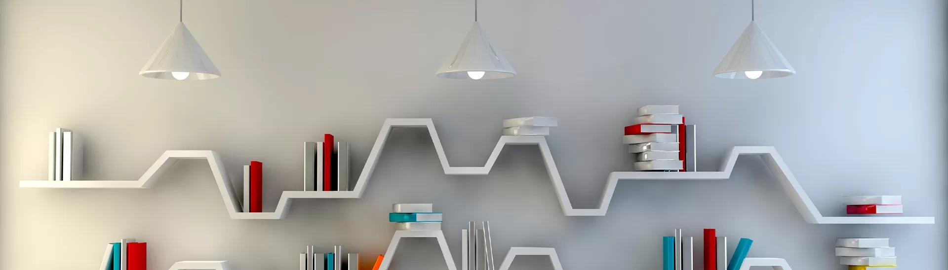 Wall Bookshelf Design Ideas with Paint: Stylish Bookcase and Wall Shelf Solutions